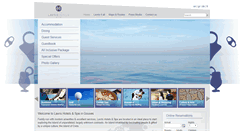 Desktop Screenshot of lavrishotels.com