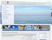 Tablet Screenshot of lavrishotels.com